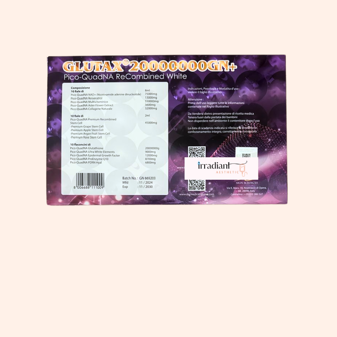 Glutax 20000000GN+ PICO-QUADNA RECOMBINED WHITE