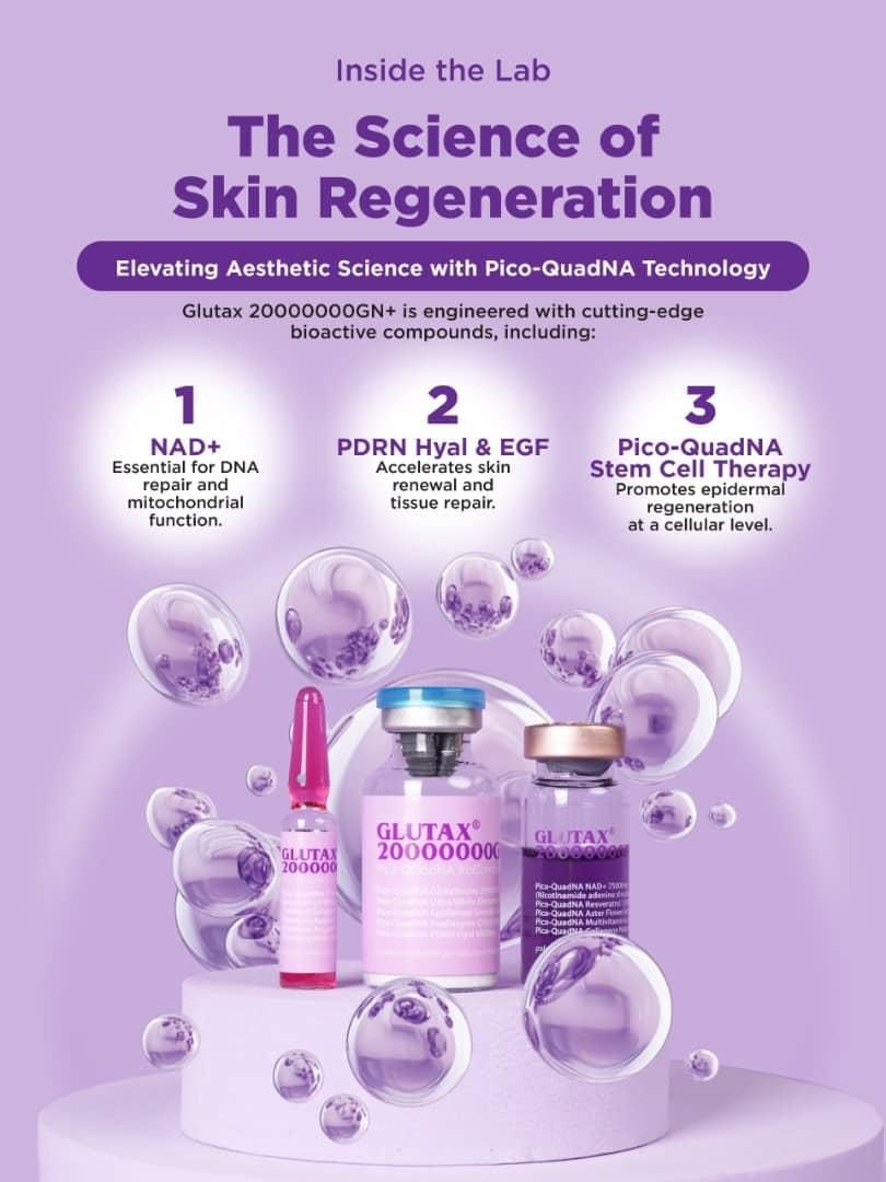 Glutax 20000000GN+ PICO-QUADNA RECOMBINED WHITE